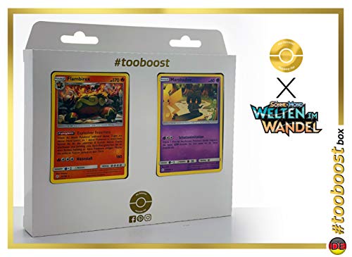 Flambirex (Roitiflam) 33/236 & Marshadow 103/236 - #tooboost X Sonne & Mond 12 Welten im Wandel - Coffret de 10 Cartes Pokémon Allemandes