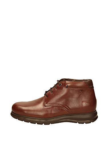 FLUCHOS Zeta F0605 Soft Bristol, Botin para Hombre de Piel.Piso Ligero de Goma EVA dotado de la tecnología Shock Absorber (40 EU, Marron)