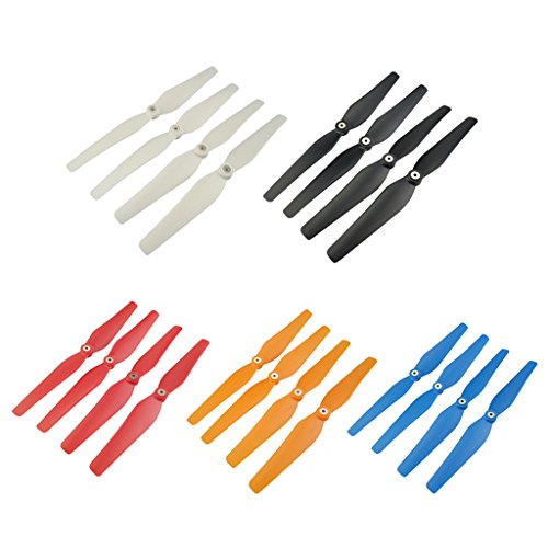 Gazechimp Juego de 20pcs Piezas de Repuesto Hélices Plásticas para Syma X8c X8w X8hw X8hc RC Quadcopter DIY - 5 Colores