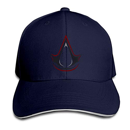 Gorras de béisbol Sombrero Unisex Ajustable con Pico sándwich Gorra de béisbol Hip Hop Sombrero al Aire Baseball Cap Assassin'S Creed Logo