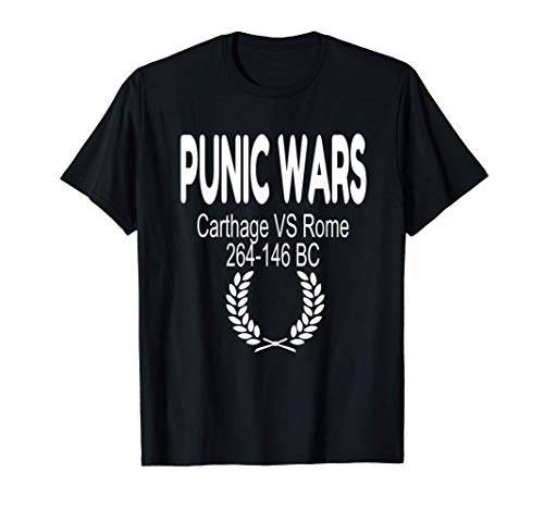 Guerras Púnicas Cartago vs Roma 264-146 A.C. Camiseta