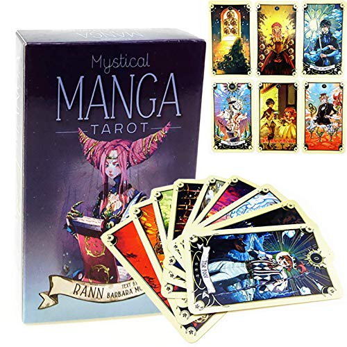 GUOHAPPY Mystical Manga Tarot, 78 Tarot Cards Set Perfect for A Personal Use Board Game