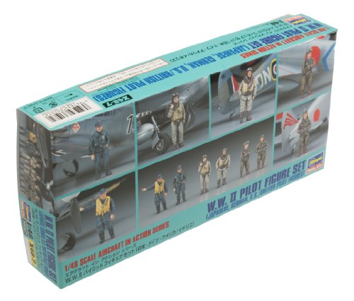 Hasegawa HAS 36007  - Segundo Piloto de la Primera Guerra Mundial II Figura Set (18 Piezas)