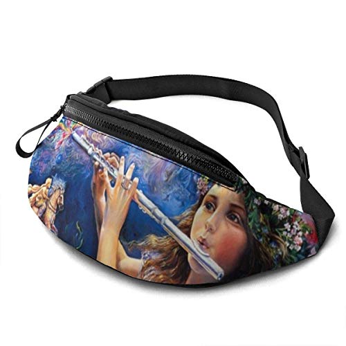 Hdadwy Waist Pack - Riñonera Informal Riñonera Ligera Riñoneras de Viaje Bolsillo para Correr Ajustable Atributos Tradicionales de Vacaciones