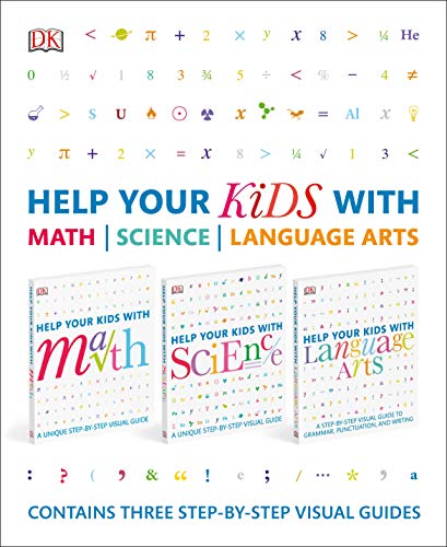 Help Your Kids with Math, Science, and Language Arts Box Set: Contains Three Step-By-Step Visual Guides