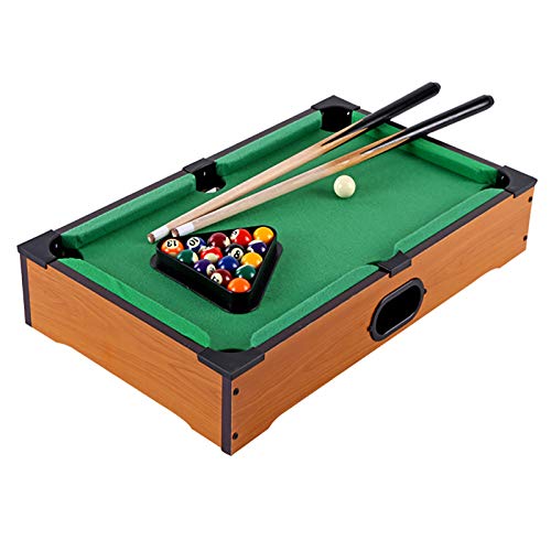 Hengqiyuan Mesas De Billar Mesa Billard Children, Mesa De Billar Portátil De Madera Tabla Interior Point Pool Set Solid Wood Billiard Table Niños Mesa De Mesa Mesa Juego,A