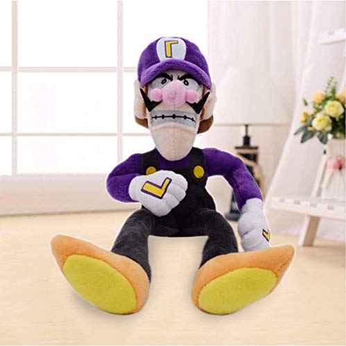 HJYAAA Peluches Peluches Mario Bros Bowser Jr Boo Charon Princesa Peach Daisy Koopa Wario Waluigi Blooper Muñeca Suave Regalos para Niños 27Cm