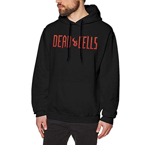 Hombre Sudaderas con Capucha, Sudaderas, Dead Cells Mens Long Sleeve Sweatshirts Man Hoodies Black