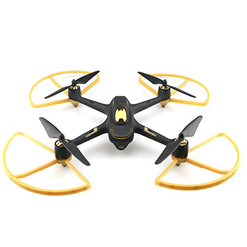 HUBSAN Original H501S H501C X4 RC Quadcopter Drone Repuestos Actualizado Propeller Protector Cubierta de Protección (Dorado)