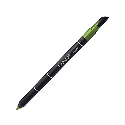 Impala Lápiz de Ojos Waterproof con Silicona, Verde Esmeralda 13, Larga Duración