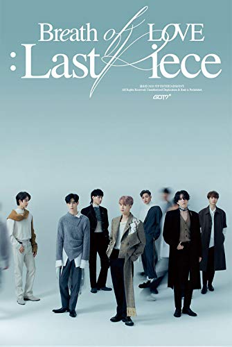 JYP ENT GOT7 Breath of Love : Last Piece 4th Album PreOrder (Random Version) CD+Poster+Photobook+Photocard+Message Keyring+Postcard Set+Color Polaroid+Moment Film+Mini Folding Poster