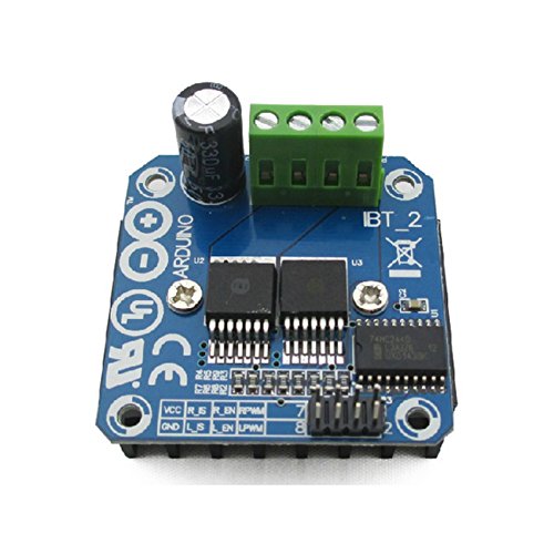 JZK BTS7960B 43A Alto Voltaje Doble motor paso a paso DC Tarjeta del módulo del conductor Puente H PWM Para Smart Car Arduino