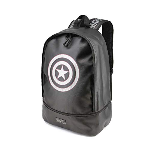 KARACTERMANIA 37808 Capitán América - Mochila Urban, Negro