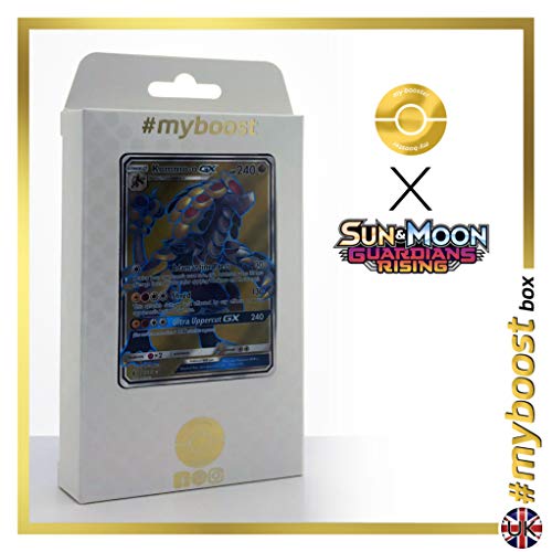 Kommo-o-GX (EkaÏser-GX) 141/145 Full Art - #myboost X Sun & Moon 2 Gardians Rising - Coffret de 10 Cartes Pokémon Aglaises