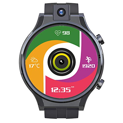 KOSPET PRIME 2 4G Smart Watch, pantalla táctil completa de 2,1 pulgadas, 4GB RAM, 64GB ROM,13 MP cámara giratoria 1600mAh Android 10 reloj de teléfono WIFI GPS Smartwatch,para teléfonos Android e iOS