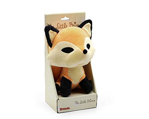 Le Petit Prince El Principito - Peluche Personajes de la película El Principito El Principito 24 Centímetros y El Zorro 20 Centímetros - Calidad Super Soft (Zorro en Caja de presentación Display)