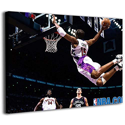 Lienzo decorativo para pared, diseño de Vince Carter's Best Dunk ever (45,7 x 30,5 cm)