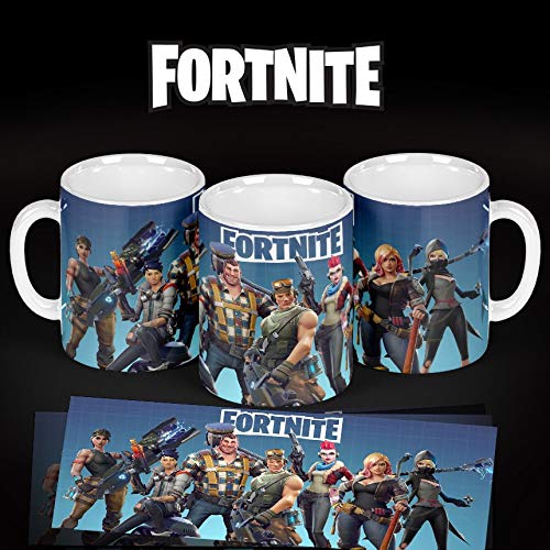 Los Eventos de la Tata. Taza de desayuno Regalos originales Videojuego de moda Fornite todos los personajes