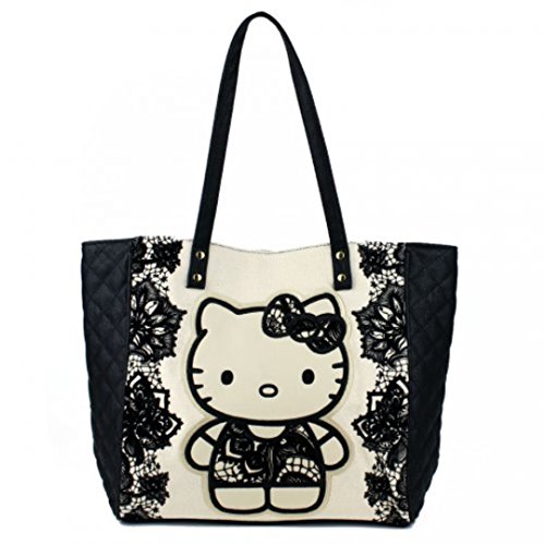 Loungefly bolsa santb1482 Hello Kitty bolso de mano – terciopelo Cachemira lazo