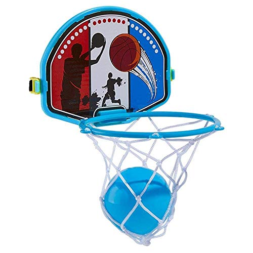 LQH Mini Baloncesto Niños Consejo Conjunto portátil con la Bola Niño del aro de Baloncesto Promover el Desarrollo de los niños de Disparo en Rack 16X12Cm