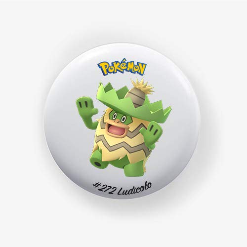 Ludicolo : Chapa Pokemon Go, Pinback Button Badge 1.50 Inch (38mm)