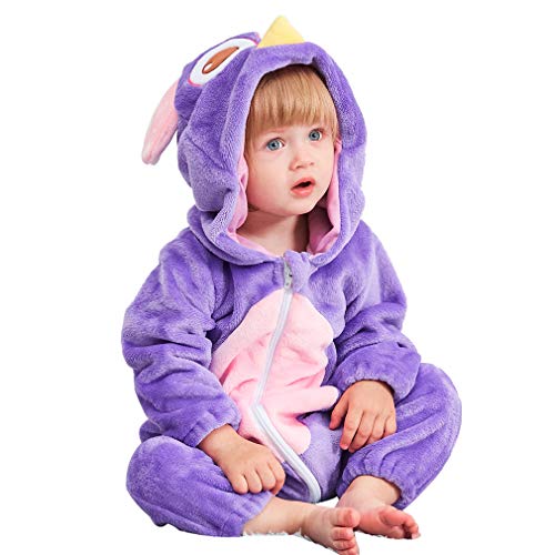 MICHLEY Bebé Ropa Niños Niñas Pijama Disfraces Primavera Franela Traje Animales Pelele maotouying-100cm