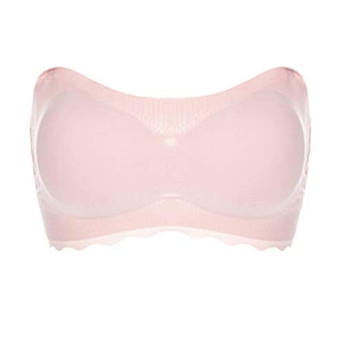 Mujer Ropa Interior Cómodo Agradable para La Piel Banda Elástica Esponja Retirable Parte Superior del Tubo Hacer Subir Reunir Color Sólido Flexible Estirable Lenceria Mujer Sexy Eróticas