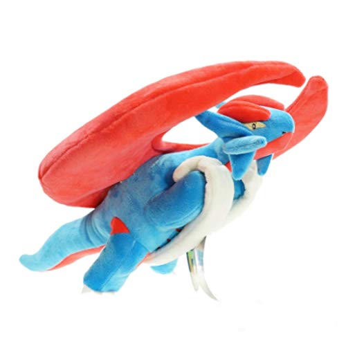 nanyin Anime Pocket Animals Dolls Go Mega Salamence Peluches 45Cm, Pokemon Stuffed Plush Pocket Pets Doll Regalos para Niños