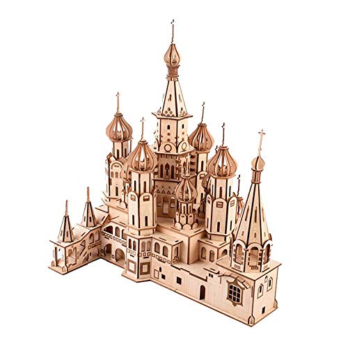 NBVCX Decoración de Muebles Juego de Rompecabezas Rompecabezas 3D Kits de Modelos de construcción de Bricolaje Regalo y Recuerdo para Adultos y niños (Color: Color de la Imagen Tamaño: 41x36.6x46cm)