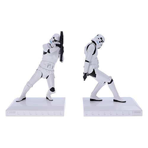 Nemesis Now Officially Licensed The Original Stormtrooper Bookend Figurines Figuras Oficiales, Blanco, 18,5 cm