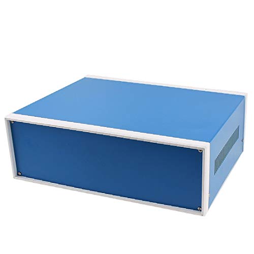 New Lon0167 Caja de Destacados conexiones de caja eficacia confiable de proyecto de caja de metal 338x282x112 mm azul(id:5e3 41 80 d14)