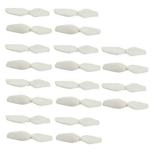 non-brand 20x Hélices Prop CW CCW para Syma X22 X22W X21 X21W / X20 X20W RC Quadcopter - para X22 X22W X21 X21W RC Drone