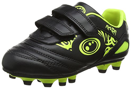 Optimum Razor, Botas de fútbol, Amarillo (Black/Yellow), 31 EU