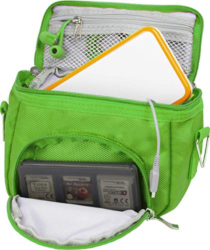 Orzly Travel Bag for Nintendo DS Consoles (Bolsa de Viaje para Consola Juegos y Accessarios) - Adapta TODOS Los Versiones de DS con Pantalla Plegable (Por ejemplo: DS / 3DS / 3DS XL / DS Lite / DSi / New 3DS / New 3DS XL / 2DS XL / etc pero no 2DS Modelo 