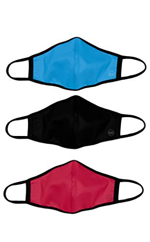 Pack Mascarillas de Tela Reutilizable Homologadas - Infantil Rojo/Negro/Azul