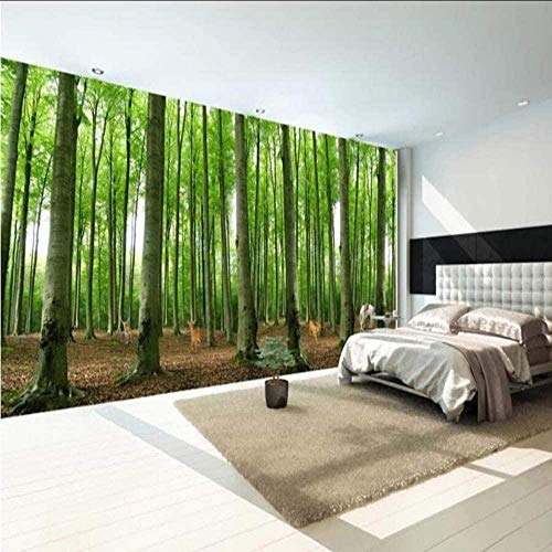 Papel tapiz fotográfico de bosque primigenio 3D Mural Art Decoración de pared Papel tapiz para el hogar Mural impreso Mural de cualquier tamaño 140x100cm