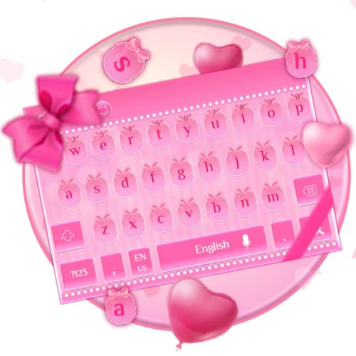 Pink Bow 2D Keyboard Theme