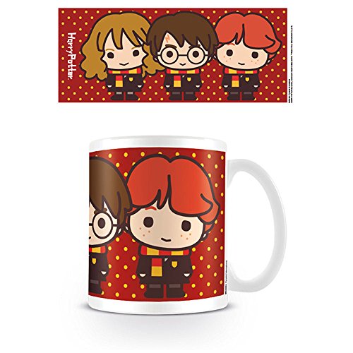 Pyramid International Harry Potter - Taza Chibi Harry Ron Hermione, 320 ML