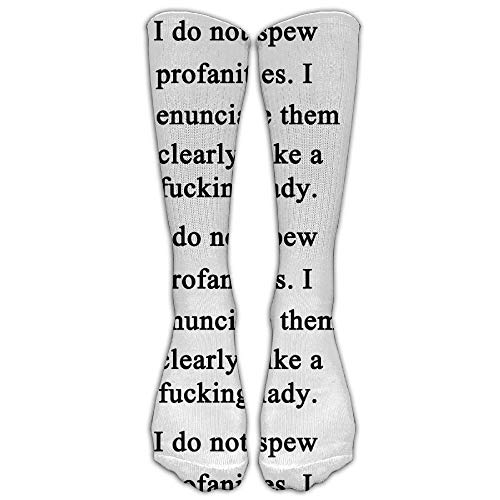 QUEMIN No arrojo blasfemias Las enuncio Clly Like AF Lady Girls Fashion Crew Socks