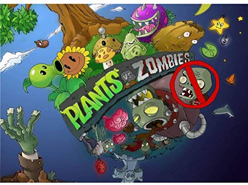 Rompecabezas Puzzles Plants Vs Zombies Rompecabezas Puzzles 1000 Pieces Games Poster Cartoon Anime Puzzles Toys for Adults Kids Christmas Birthday Gifts (Color : E, Size : 300pc)