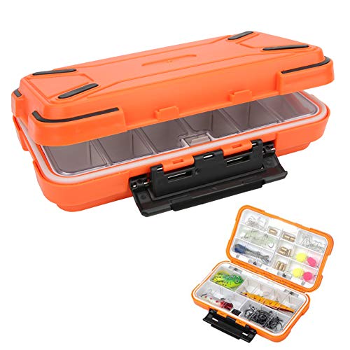 SANON Cajas de Aparejos de Pesca Caja Profesional Abs Almacenamiento Impermeable Cebo Señuelo Ganchos Caja Organizador Contenedor Accesorios Menores para Agua Dulce de Agua Salada