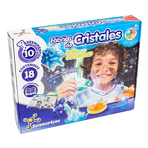 Science4you-Fábrica de Cristales, Brilla en la Oscuridad, Multicolor (5600983608689) , color/modelo surtido