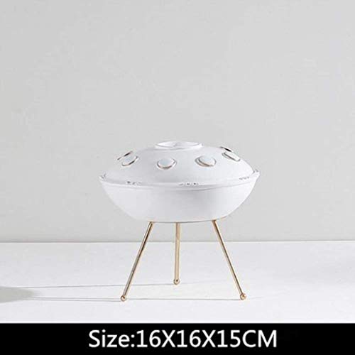 SERBHN Regalo De Artesanía Nórdica Carácter Decorativo Escultura Estatua Start Bureau Astronautas Cohete UFO Héroe Modelo En Miniatura Figuras Creativas,Estilo 3