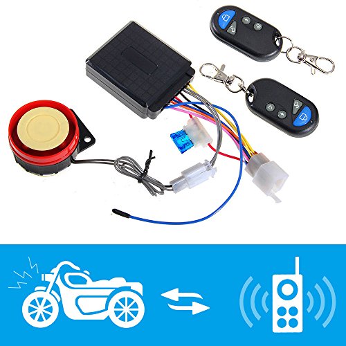 Shsyue Sistema de Alarma de la Motocicleta Antirrobo de Seguridad de Control Remoto Sirena 125dB