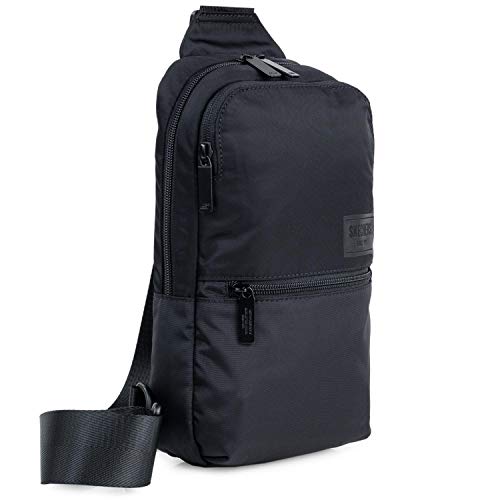 Skechers Cross Bag Mochila, Unisex Adulto, Negro, Talla Única