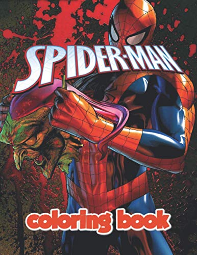 Spiderman Coloring Book: JUMBO Coloring Book For Kids | Ages 2-13+ Spiderman Colouring Book Gift For Children