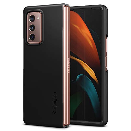 Spigen Funda Thin Fit para Samsung Galaxy Z Fold 2, Diseño estilizado y Compacto - Negro