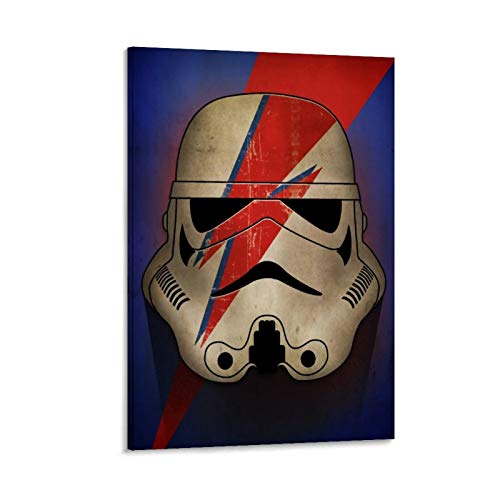 SSKJTC Lienzo decorativo para pared, diseño de cabeza de Star Wars, diseño de cabeza de Stormtrooper