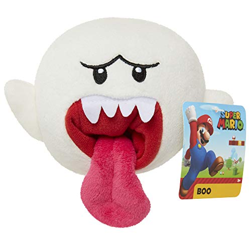 Super Mario Boo - Figura Coleccionable de Peluche de 15,2 cm