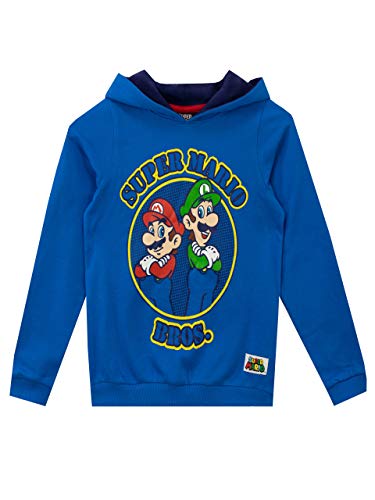 SUPER MARIO Sudadera para Niños Azul 5-6 años